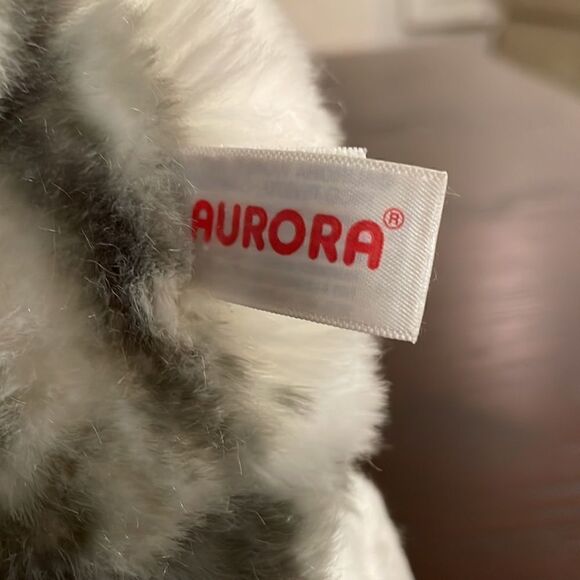 Aurora 10 Inch” Fat Cats Collection Dumpling Gray Tabby Cat Plush Stuffed Animal - Picture 4 of 7